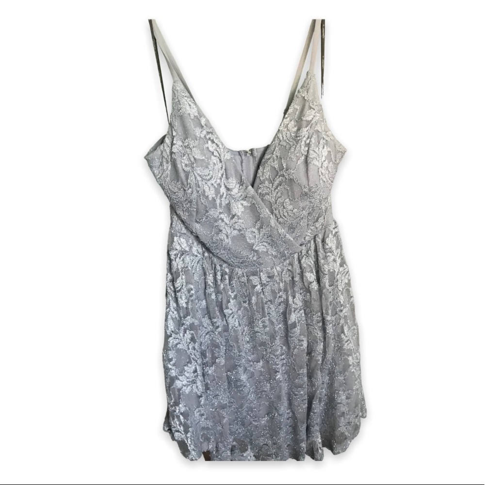 Baby Blue Lace Dress